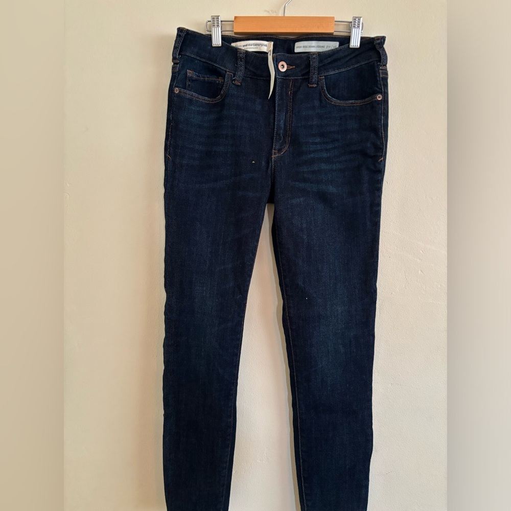 Anthropologie High Rise Denim Leggings
